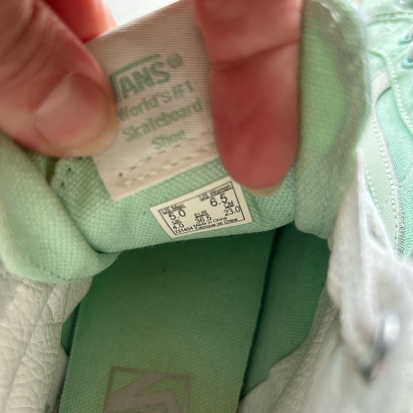 Vans High-Top Sneaker Bundle - Black, Mint, Maroon - Picture 8 of 11